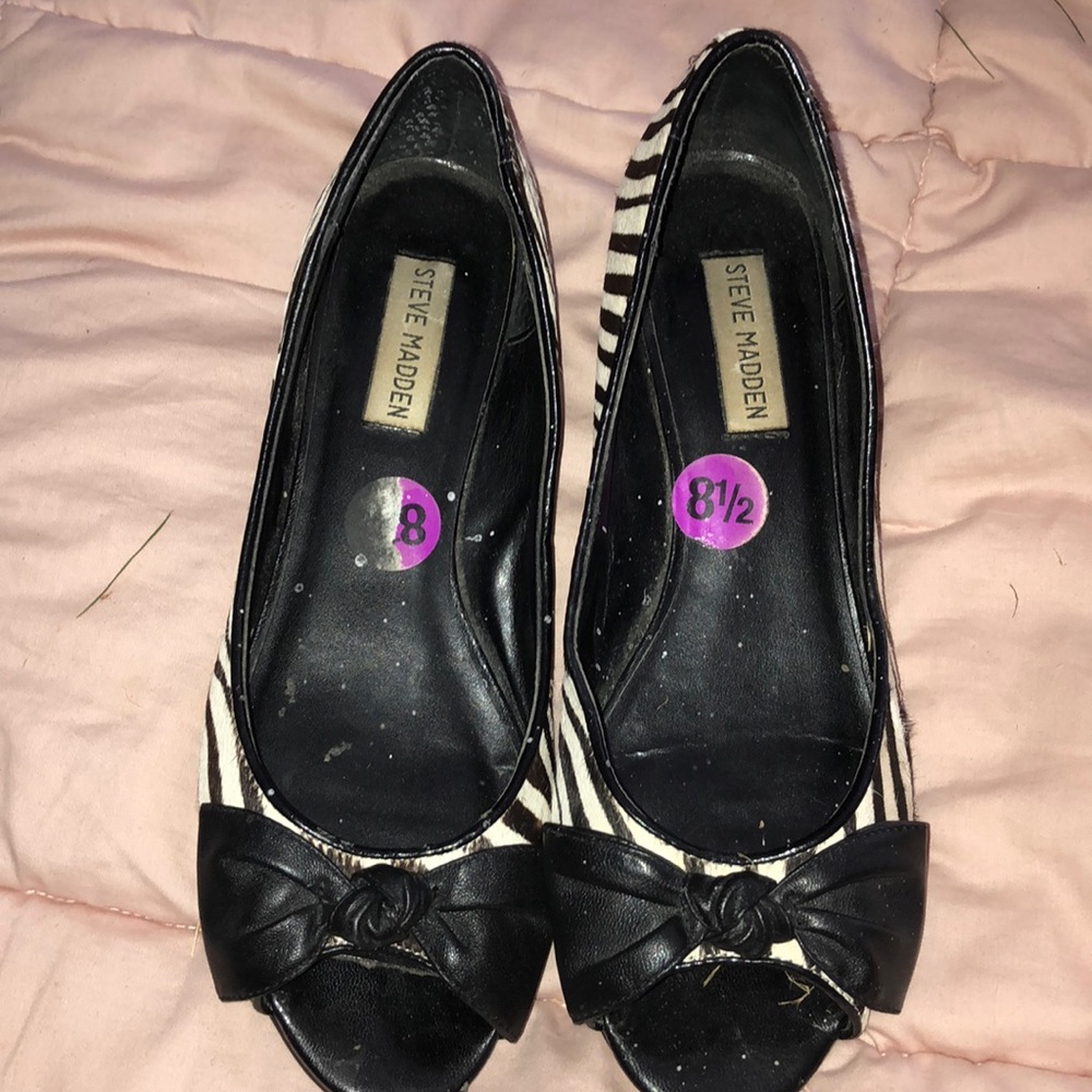 Steve Madden kitten wedge heels
